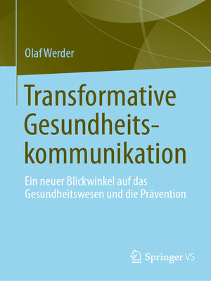 cover image of Transformative Gesundheitskommunikation